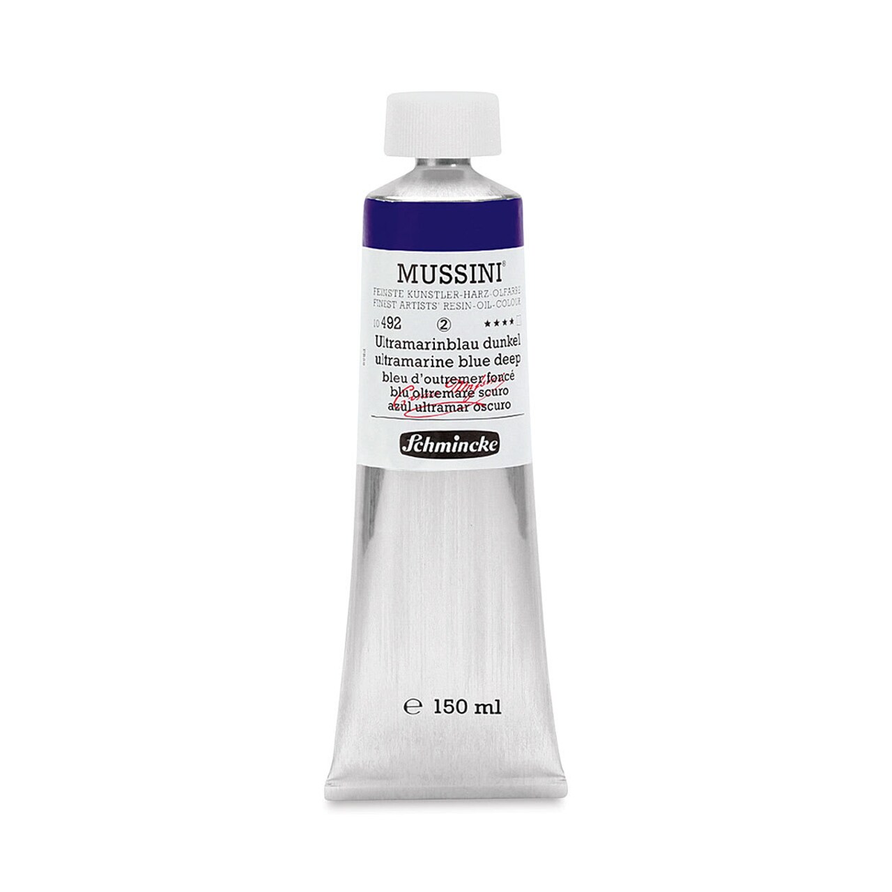 Schmincke Mussini Oil Color - Ultramarine Blue Deep, 150 ml tube
